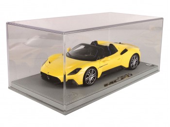 Maserati MC20 Cielo BBR Models 1/18 P18222C Giallo Genio Metallizzato con vetrina