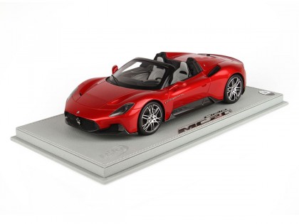 Maserati MC20 Cielo BBR Models 1/18 P18222B Rosso Vincente Metallizzato con vetrina