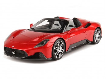 Maserati MC20 Cielo BBR Models 1/18 P18222B Rosso Vincente Metallizzato con vetrina