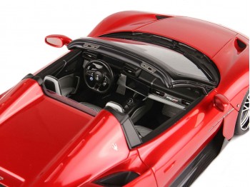 Maserati MC20 Cielo BBR Models 1/18 P18222B Rosso Vincente Metallizzato con vetrina