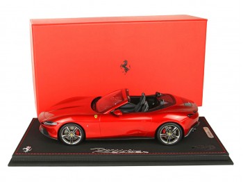 Ferrari Roma Spider BBR Models 1/18 P18230H Rosso Magma Metallizzato con vetrina