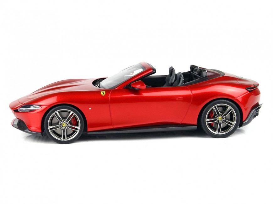 Ferrari Roma Spider BBR Models 1/18 P18230H Rosso Magma Metallizzato con vetrina