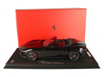 Ferrari Roma Spider BBR Models 1/18 P18230G Nero Purosangue con vetrina