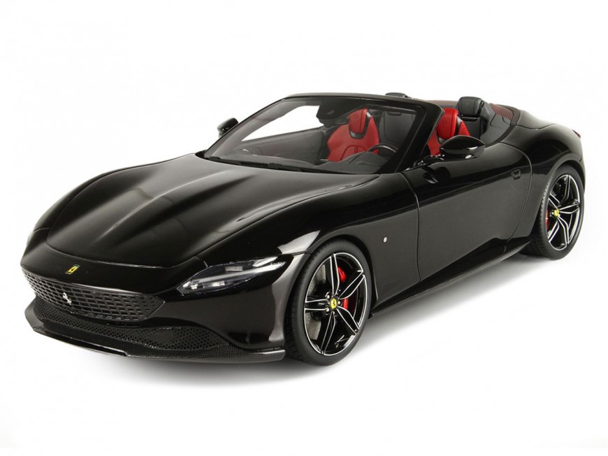 Ferrari Roma Spider BBR Models 1/18 P18230G Nero Purosangue con vetrina