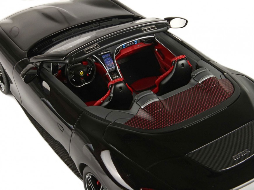 Ferrari Roma Spider BBR Models 1/18 P18230G Nero Purosangue con vetrina