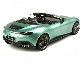 Ferrari Roma Spider BBR Models 1/18 P18230F Metallic Tevere Green with display case
