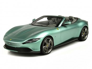 Ferrari Roma Spider BBR Models 1/18 P18230F Metallic Tevere Green with display case