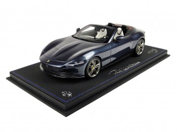 Ferrari Roma Spider BBR Models 1/18 P18230D Blu Roma Metallizzato con vetrina