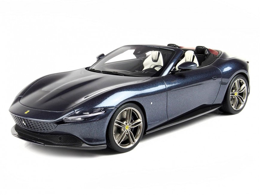 Ferrari Roma Spider BBR Models 1/18 P18230D Blu Roma Metallizzato con vetrina