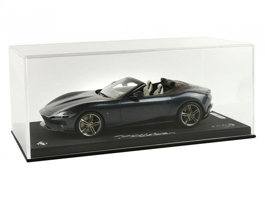 Ferrari Roma Spider BBR Models 1/18 P18230D Blu Roma Metallizzato con vetrina