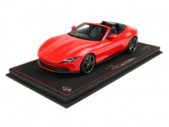 Ferrari Roma Spider BBR Models 1/18 P18230B1 Corsa 322 Red with display case