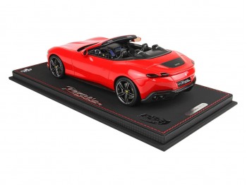 Ferrari Roma Spider BBR Models 1/18 P18230B1 Corsa 322 Red with display case