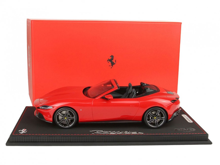 Ferrari Roma Spider BBR Models 1/18 P18230B1 Corsa 322 Red with display case