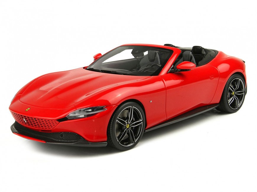 Ferrari Roma Spider BBR Models 1/18 P18230B1 Rosso Corsa 322 con vetrina