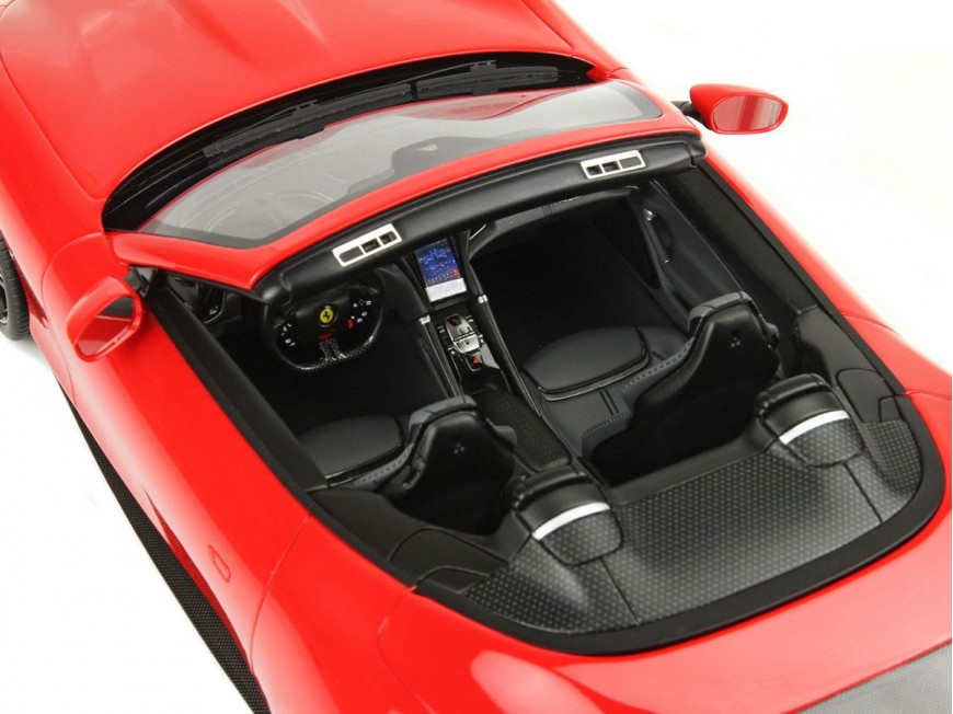 Ferrari Roma Spider BBR Models 1/18 P18230B1 Corsa 322 Red with display case