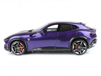 Ferrari Purosangue BBR Models 1/18 P18231C Al Humaid Violet panoramic roof with display case