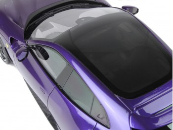 Ferrari Purosangue BBR Models 1/18 P18231C Al Humaid Violet panoramic roof with display case