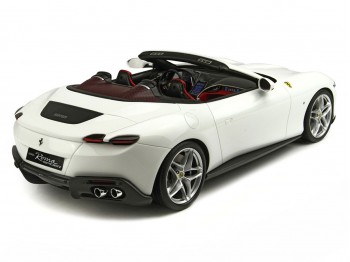 Ferrari Roma Spider BBR Models 1/18 P18230C Bianco Cervino Metallizzato con vetrina