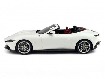 Ferrari Roma Spider BBR Models 1/18 P18230C Cervin Blanc Métallisé avec vitrine