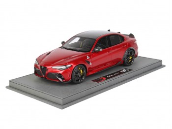 Alfa Romeo Giulia GTA BBR Models 1/18 BBRC1851A1-21 Rosso GTA con vetrina