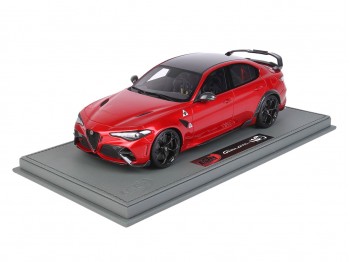 Alfa Romeo Giulia GTAm BBR Models 1/18 BBRC1852-21B Rouge GTA avec vitrine