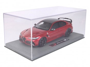 Alfa Romeo Giulia GTAm BBR Models 1/18 BBRC1852-21B Rosso GTA con vetrina