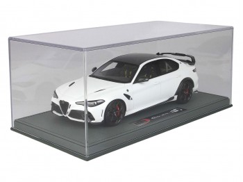 Alfa Romeo Giulia GTAm BBR Models 1/18 BBRC1852B-21 Bianco Trofeo con vetrina