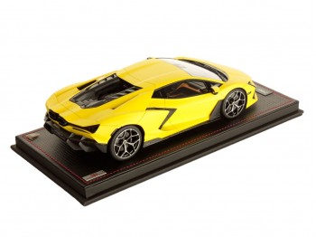 Lamborghini Revuelto MR Collection 1/18 LAMBO058E Giallo Clarus con vetrina