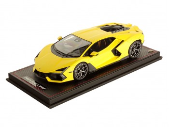 Lamborghini Revuelto MR Collection 1/18 LAMBO058E Giallo Clarus con vetrina