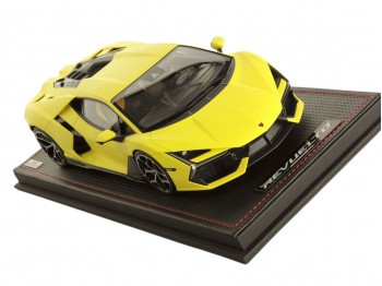 Lamborghini Revuelto MR Collection 1/18 LAMBO058E Giallo Clarus con vetrina