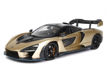 McLaren Senna BBR Models 1/18 P18149P Oro Metallizzato con vetrina