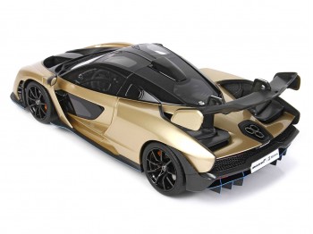 McLaren Senna BBR Models 1/18 P18149P Or Métallisé avec vitrine