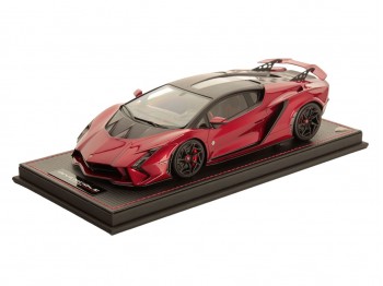 Lamborghini Invencible MR Collection 1/18 LAMBO059A Rosso Efesto con vetrina