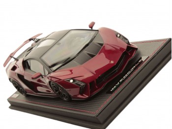 Lamborghini Invencible MR Collection 1/18 LAMBO059A Rosso Efesto con vetrina