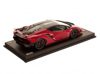Lamborghini Invencible MR Collection 1/18 LAMBO059A Rosso Efesto con vetrina