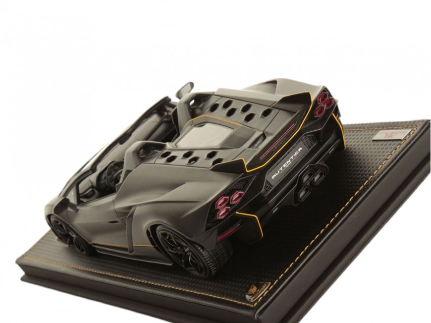 Lamborghini Auténtica MR Collection 1/18 LAMBO060A Grigio Titans con vetrina
