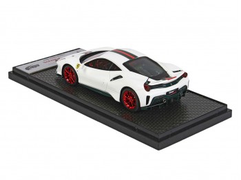 Ferrari 488 Pista BBR Models 1/43 BBRC202CFG Metallic Italia White