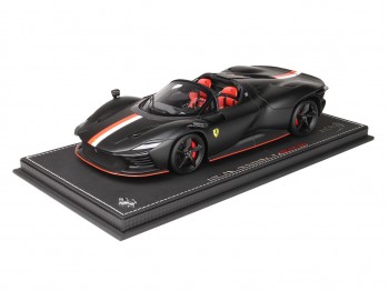Ferrari Daytona SP3 Icona Spider Charles Leclerc BBR Models 1/18 P18214CL Nero Opaco con vetrina