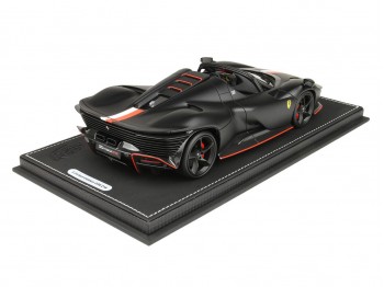 Ferrari Daytona SP3 Icona Spider Charles Leclerc BBR Models 1/18 P18214CL Nero Opaco con vetrina