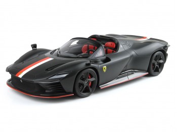 Ferrari Daytona SP3 Icona Spider Charles Leclerc BBR Models 1/18 P18214CL Nero Opaco con vetrina