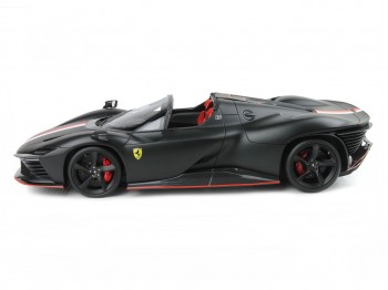 Ferrari Daytona SP3 Icona Spider Charles Leclerc BBR Models 1/18 P18214CL Nero Opaco con vetrina