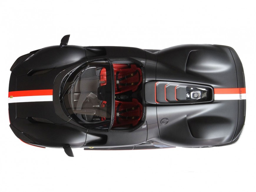 Ferrari Daytona SP3 Icona Spider Charles Leclerc BBR Models 1/18 P18214CL Nero Opaco con vetrina