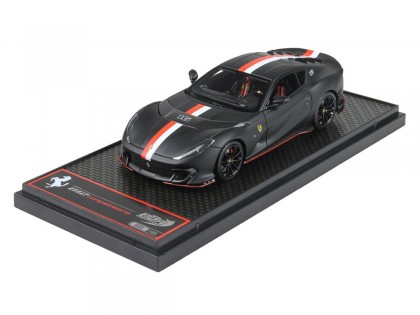 Ferrari 812 Competizione Charles Leclerc 1/43 BBRC284 Nero Opaco