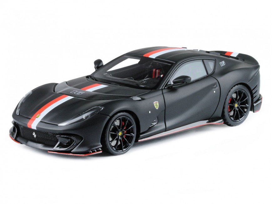 Ferrari 812 Competizione Charles Leclerc 1/43 BBRC284 Nero Opaco