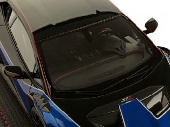 Lamborghini Huracàn STJ MR Collection 1/18 LAMBO063 Eliadi Blue with display case