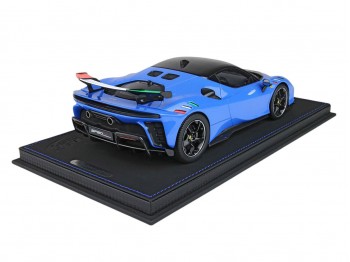 Ferrari SF90 XX Stradale BBR Models 1/18 P18237ITA Blu Francia con vetrina