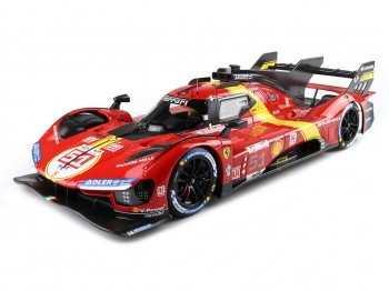 Ferrari 499P Winner Le Mans 2023 Car n.51 BBR Models 1/18 P18239 con vetrina