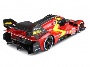 Ferrari 499P Winner Le Mans 2023 Car n.51 BBR Models 1/18 P18239 con vetrina