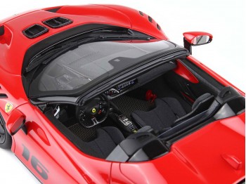 Ferrari SF90 XX Spider BBR Models 1/18 P18238B16 Corsa 322 Red with display case