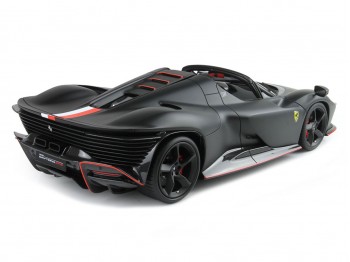 Ferrari Daytona SP3 Icona Spider Charles Leclerc BBR Models 1/12 BBR1217CL Nero Opaco con vetrina